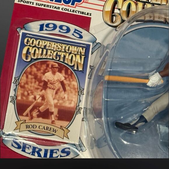 1995 Rod Carew MLB Cooperstown Collection Starting Lineup Figure Sealed On Card - Picture 2 of 5